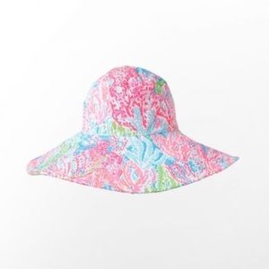 New Lilly Pulitzer Glo Beach Hat Lets Cha Cha RARE